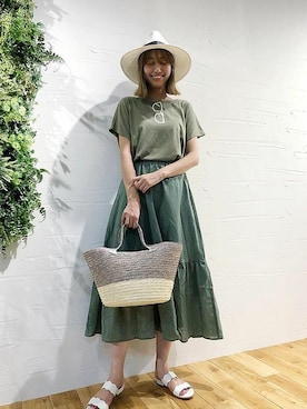 神戸レタスさん（レディース・158cm）の夏コーディネート