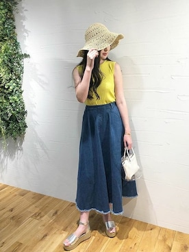 神戸レタスさん（レディース・158cm）の夏コーディネート