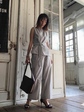 神戸レタスさん（レディース・157cm）の夏コーディネート