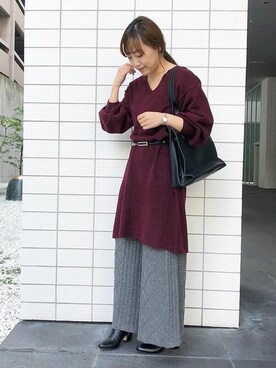 神戸レタスさん（レディース・152cm）の秋コーディネート