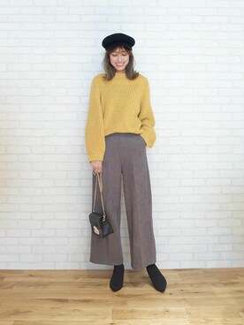 神戸レタスさん（レディース・164cm）の秋コーディネート