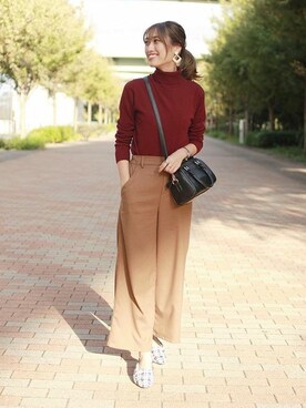 神戸レタスさん（レディース・164cm）の秋コーディネート