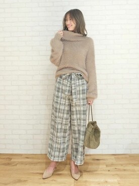 神戸レタスさん(レディース・164cm)の冬コーディネート
