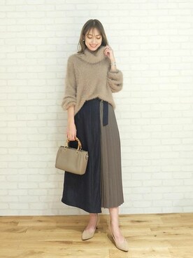 神戸レタスさん（レディース・164cm）の冬コーディネート