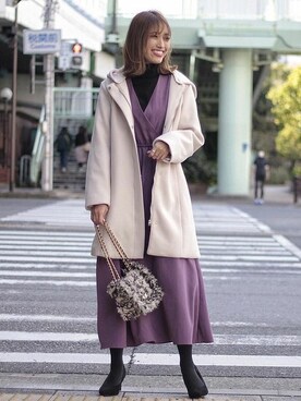 神戸レタスさん（レディース・164cm）の冬コーディネート