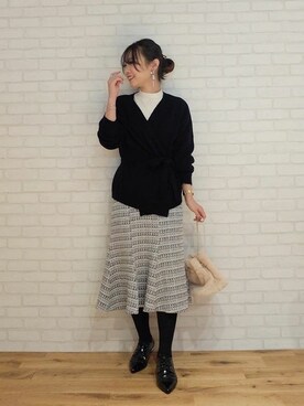 神戸レタスさん（レディース・161cm）の冬コーディネート