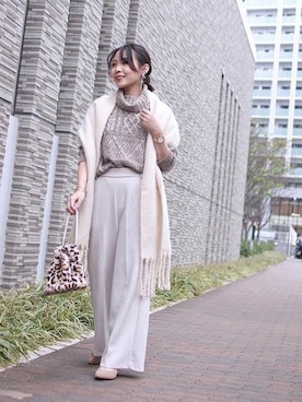 神戸レタスさん（レディース・161cm）の冬コーディネート