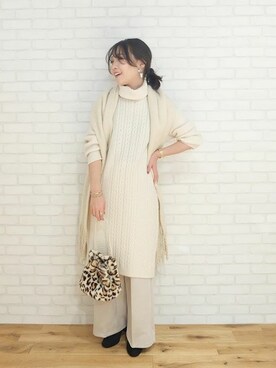 神戸レタスさん（レディース・161cm）の冬コーディネート