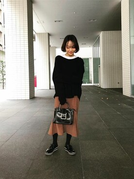 神戸レタスさん(レディース・158cm)の冬コーディネート