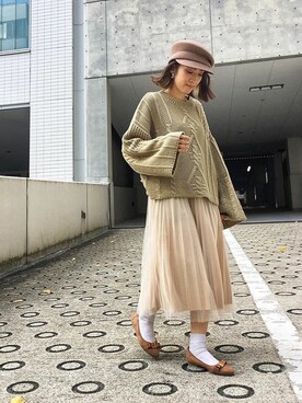 神戸レタスさん(レディース・157cm)の冬コーディネート