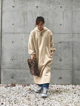 神戸レタスさん（レディース・152cm）の冬コーディネート