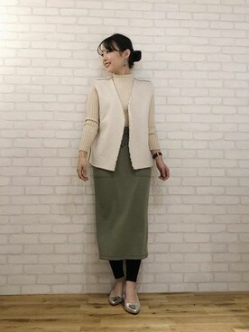 神戸レタスさん(レディース・161cm)の冬コーディネート