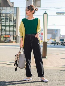 神戸レタスさん（レディース・161cm）の冬コーディネート