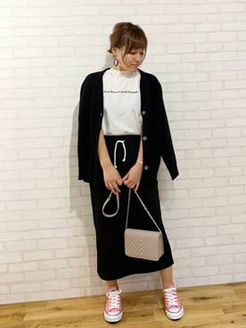 Converse Allstarlogolinehi Loコンバースオールスターピンクハイカット ローカットスニーカーを使った人気ファッション コーディネート Wear