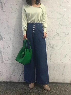 神戸レタスさん(レディース・158cm)の春コーディネート