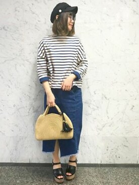 神戸レタスさん(レディース・159cm)の春コーディネート