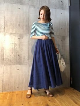 神戸レタスさん(レディース・157cm)の春コーディネート