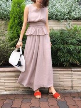 神戸レタスさん(レディース・157cm)の春コーディネート