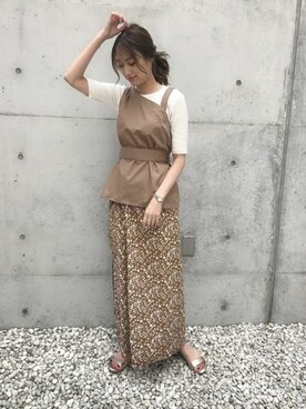 神戸レタスさん（レディース・164cm）の春コーディネート