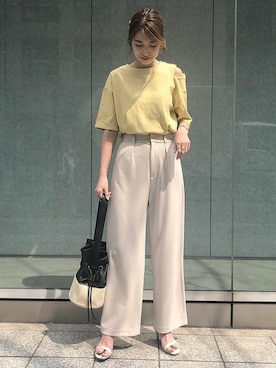 神戸レタスさん（レディース・164cm）の春コーディネート