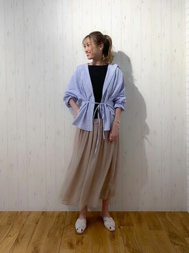 神戸レタスさん（レディース・164cm）の春コーディネート