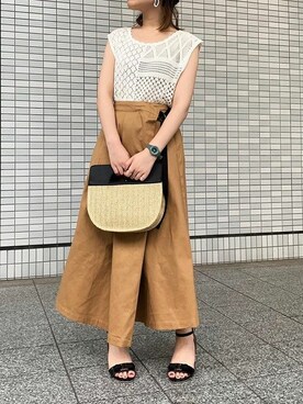 神戸レタスさん（レディース・159cm）の夏コーディネート