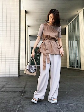 神戸レタスさん（レディース・157cm）の夏コーディネート