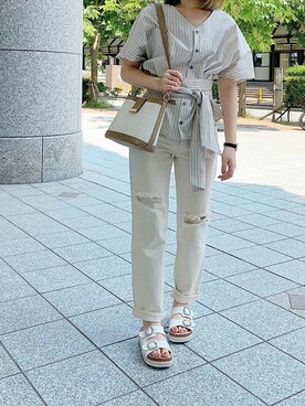 神戸レタスさん(レディース・159cm)の夏コーディネート