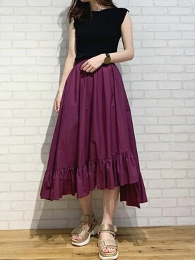 神戸レタスさん（レディース・164cm）の夏コーディネート