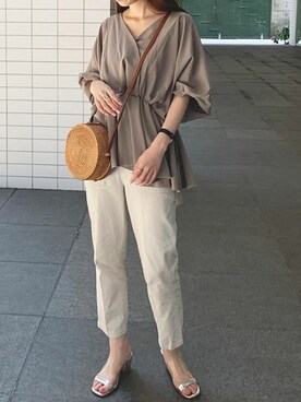 神戸レタスさん（レディース・164cm）の夏コーディネート