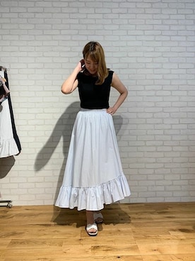 神戸レタスさん（レディース・153cm）の夏コーディネート