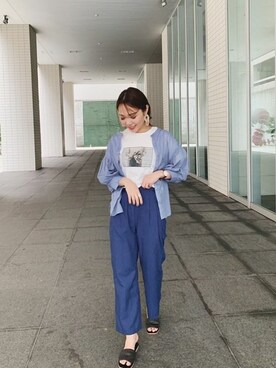 神戸レタスさん（レディース・161cm）の夏コーディネート