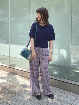 神戸レタスさん（レディース・159cm）の夏コーディネート