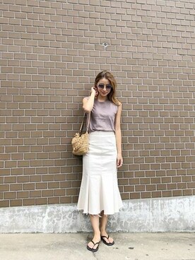 神戸レタスさん（レディース・158cm）の夏コーディネート