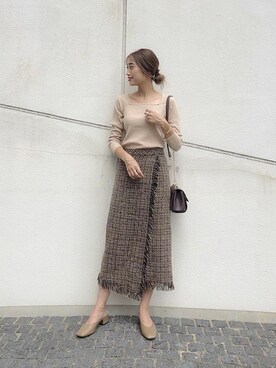 神戸レタスさん（レディース・164cm）の秋コーディネート