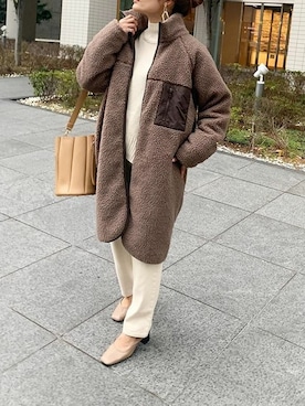 「ハイウェストデニム」｜神戸レタスさん（レディース・158cm）の秋コーディネート