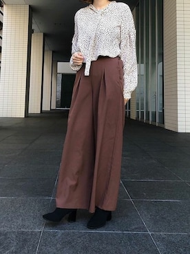 神戸レタスさん（レディース・157cm）の秋コーディネート