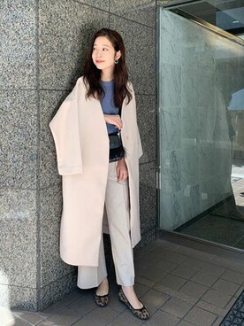 「KOBE LETTUCE（コウベレタス）のアイテム（その他アウター）」を使った、神戸レタスさん（レディース・164cm）の秋コーディネート