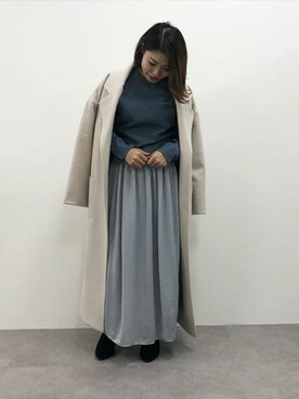 神戸レタスさん（レディース・147cm）の冬コーディネート