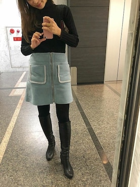 神戸レタスさん（レディース・159cm）の冬コーディネート