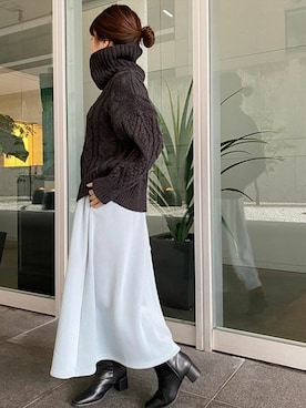 神戸レタスさん（レディース・153cm）の冬コーディネート