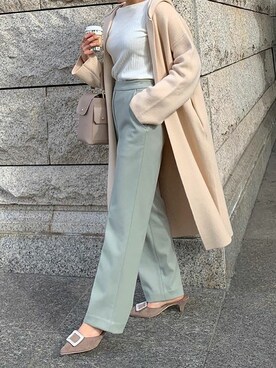 神戸レタスさん（レディース・158cm）の冬コーディネート