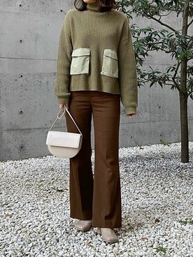 神戸レタスさん（レディース・158cm）の冬コーディネート