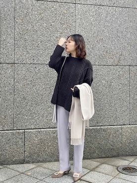 神戸レタスさん（レディース・161cm）の冬コーディネート