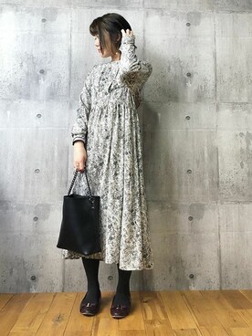 神戸レタスさん（レディース・159cm）の冬コーディネート