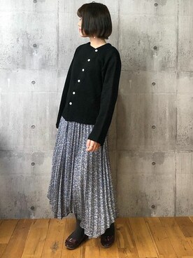 神戸レタスさん（レディース・159cm）の冬コーディネート