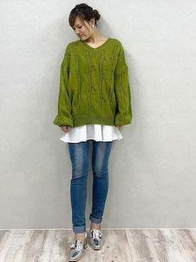 神戸レタスさん（レディース・160cm）の冬コーディネート