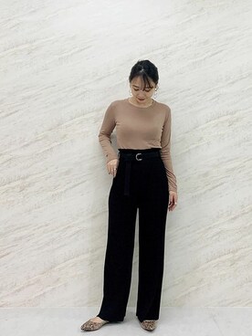神戸レタスさん（レディース・161cm）の冬コーディネート