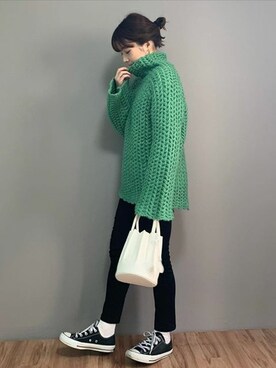 神戸レタスさん（レディース・153cm）の冬コーディネート