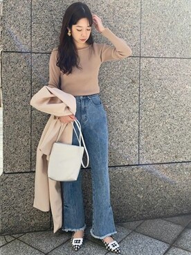 神戸レタスさん（レディース・164cm）の冬コーディネート